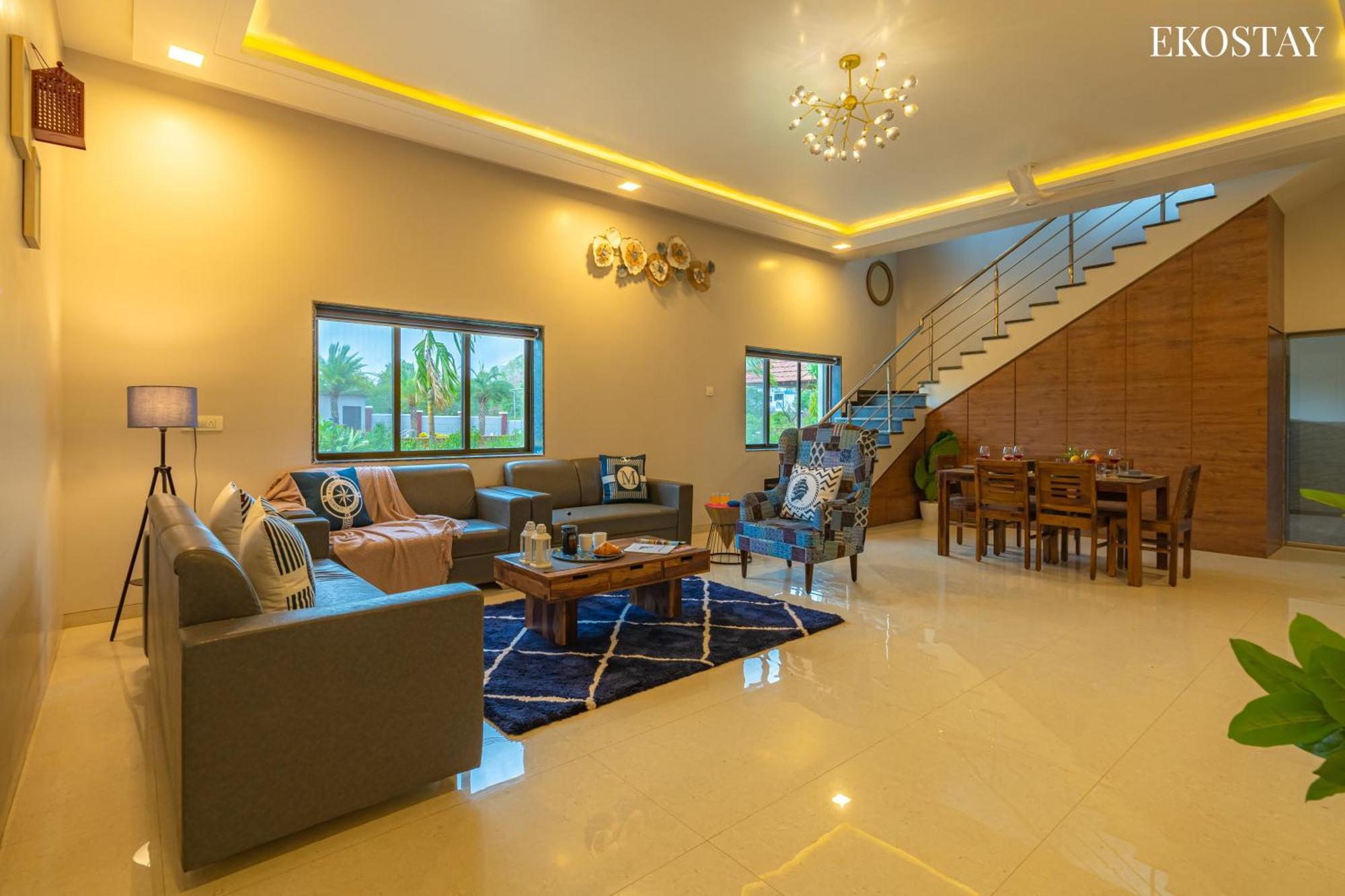 Ekostay Gold Palm Estate I Cricket Turf I Rain Dance I 2 Acre Property คาร์จัต ภายนอก รูปภาพ