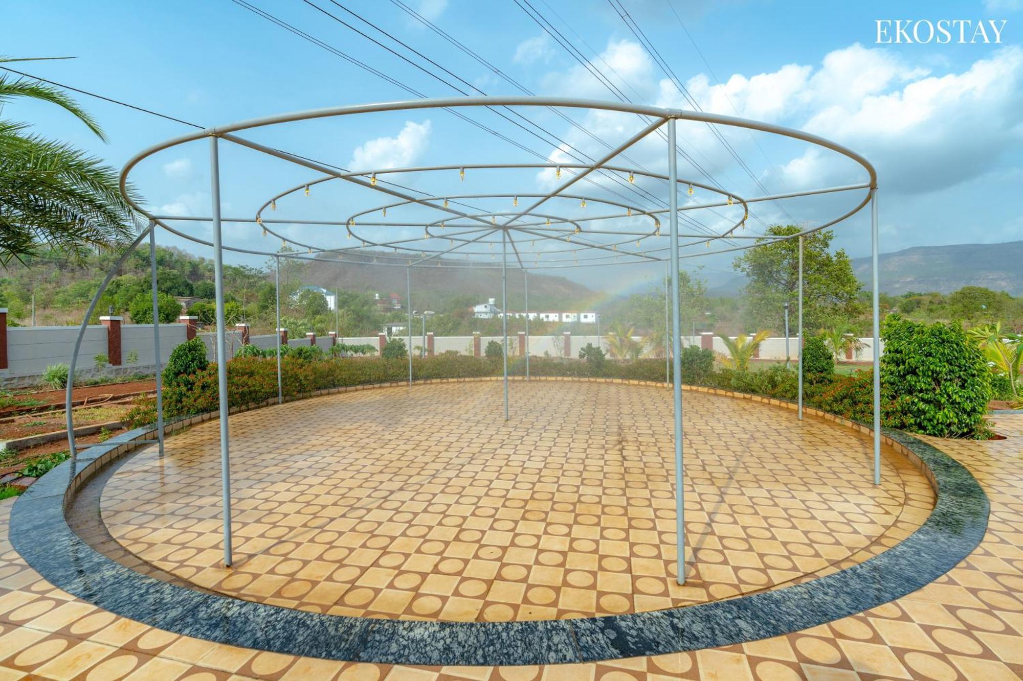Ekostay Gold Palm Estate I Cricket Turf I Rain Dance I 2 Acre Property คาร์จัต ภายนอก รูปภาพ