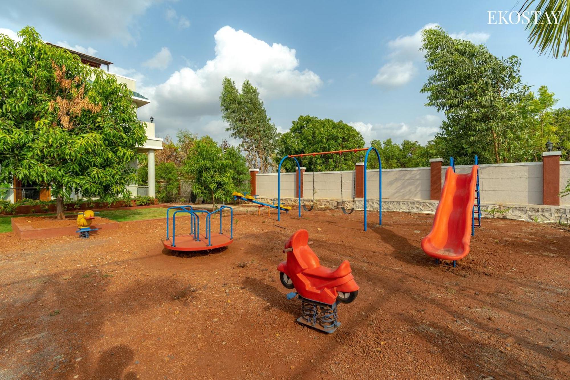 Ekostay Gold Palm Estate I Cricket Turf I Rain Dance I 2 Acre Property คาร์จัต ภายนอก รูปภาพ