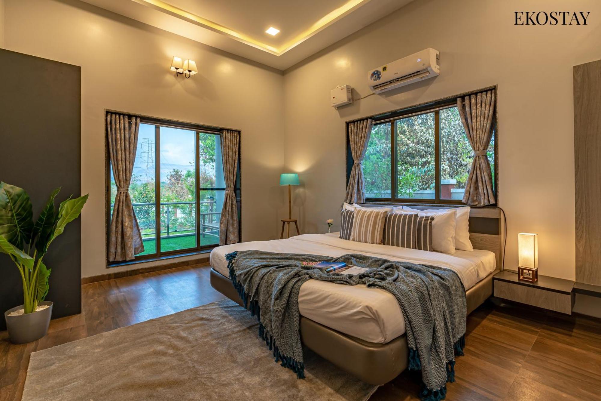 Ekostay Gold Palm Estate I Cricket Turf I Rain Dance I 2 Acre Property คาร์จัต ภายนอก รูปภาพ